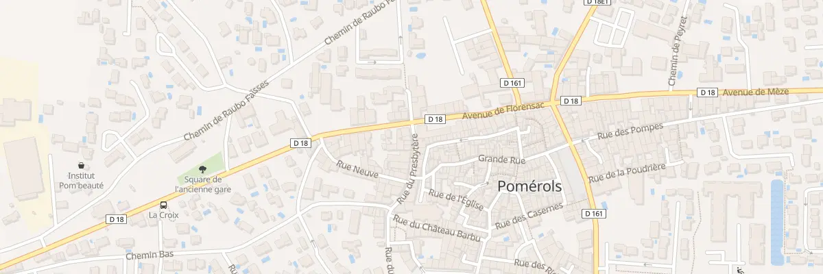 Plan du 4 Rue du Presbytère à Pomérols