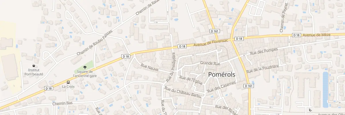 Plan du 8 Rue du Presbytère à Pomérols