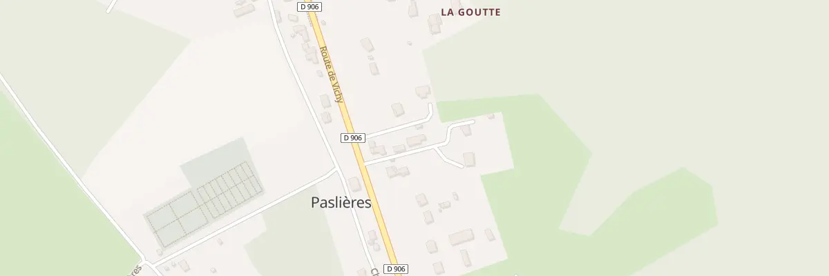 Plan du 52 Rte de Vichy à Paslières