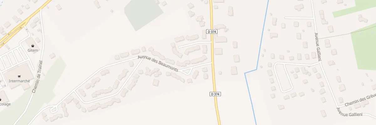 Plan du 8 Av des Beaumonts à Nogent-sur-Seine