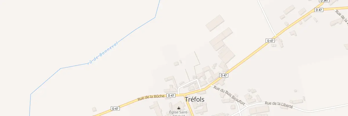 Plan du 1 Rle de la Fontaine à Tréfols