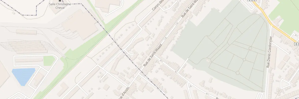 Plan du 107 Rue de Saint-Waast à Anzin