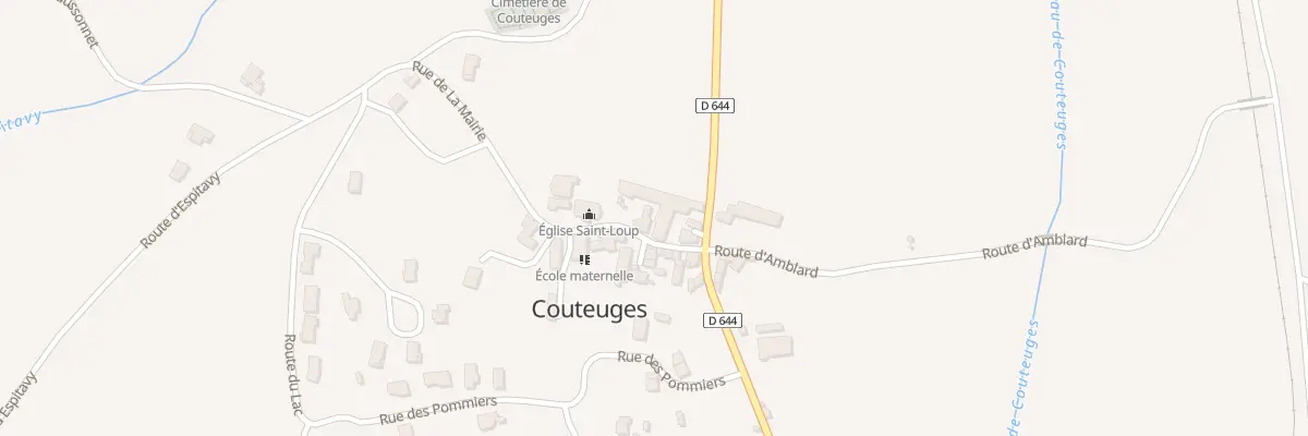 Plan du 5011 Le Bourg à Couteuges