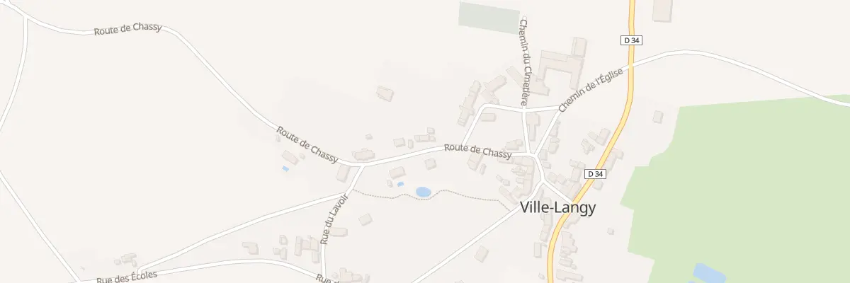 Plan du 5 Rte de Chassy à Ville-Langy