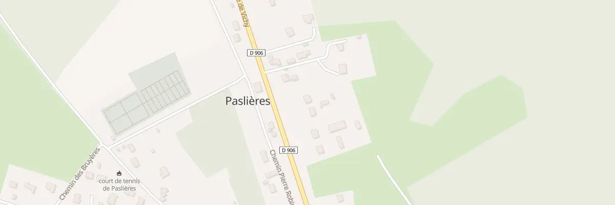 Plan du 40 Rte de Vichy à Paslières
