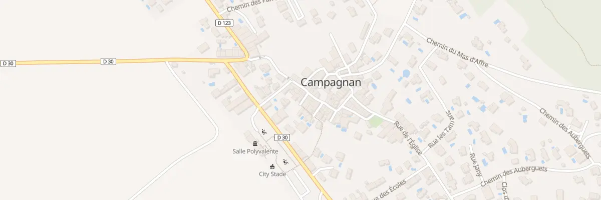 Plan du 9 Rue du Four à Campagnan