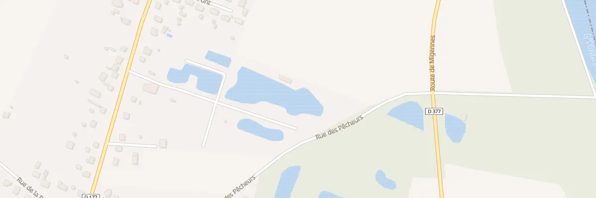 Plan du 9001 Rue des Pêcheurs à Charmoy