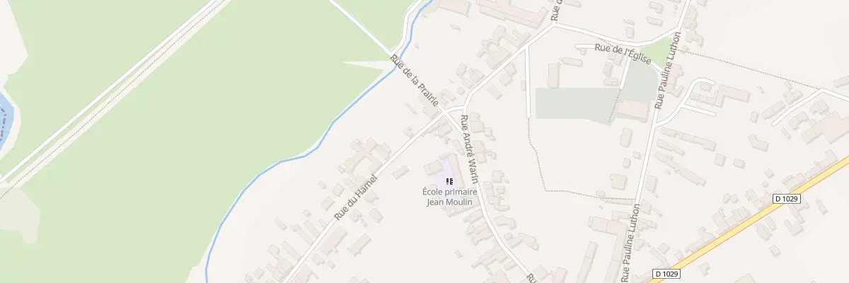 Plan du 1 Rue du Hamel à Mont-d’Origny