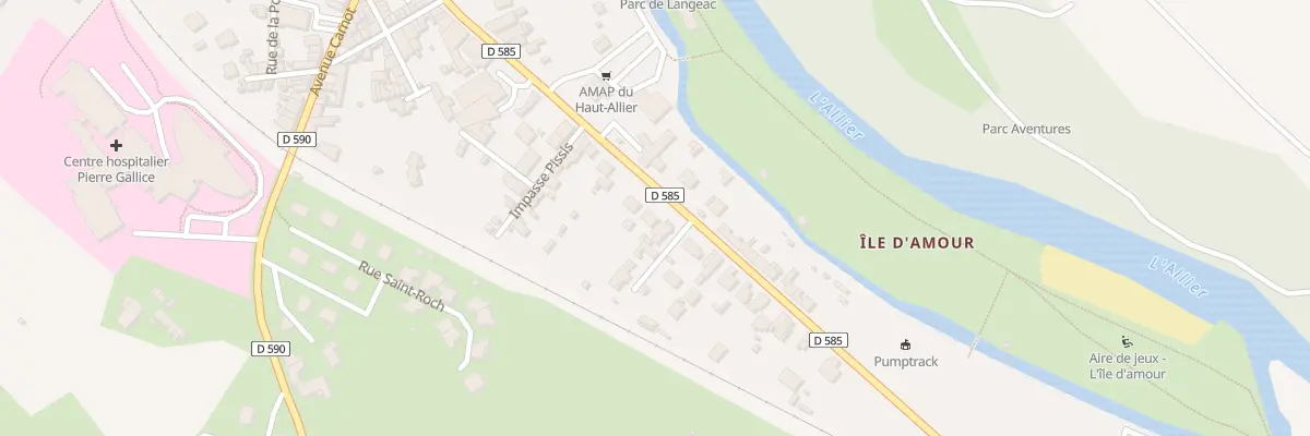 Plan du 27 Av Danton à Langeac