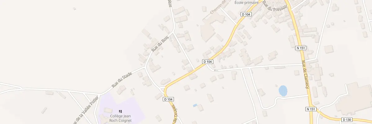 Plan du 1 Rue du Bois à Courson-les-Carrières