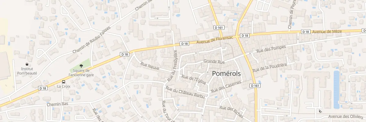 Plan du 31 Rue Provencale à Pomérols