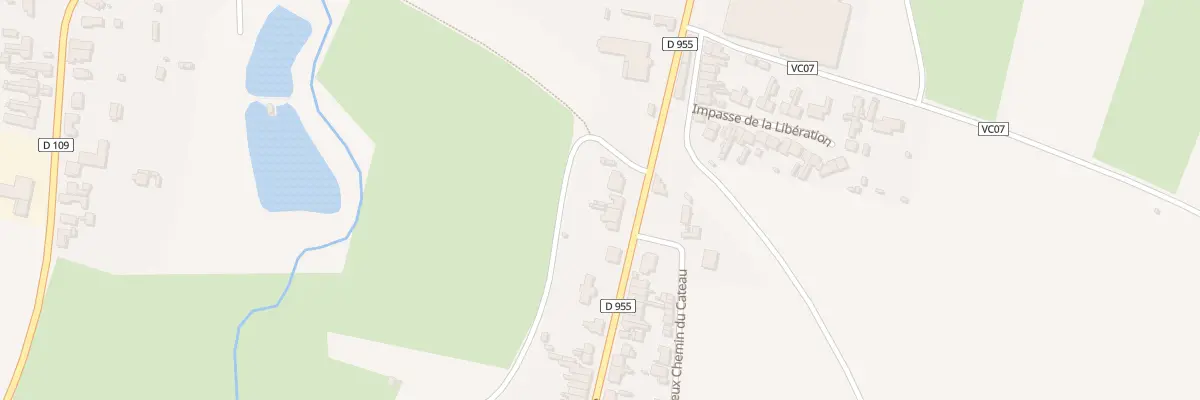 Plan du 86 Rue de l’Abbaye à Solesmes