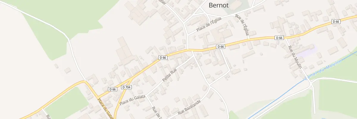 Plan du 5 Gr Grand Rue à Bernot