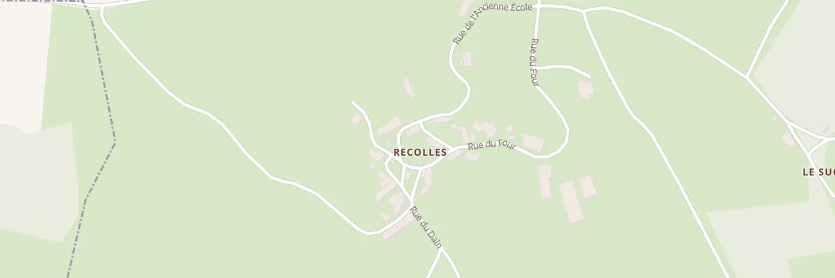 Plan du 5808 Recolles à Saint-Germain-l’Herm