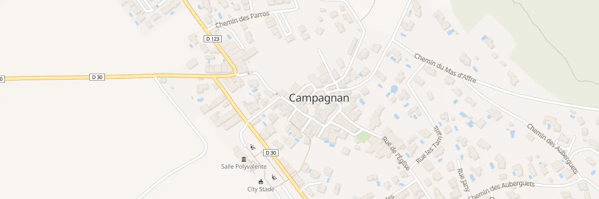 Plan du 9 Pl de la Fontaine à Campagnan