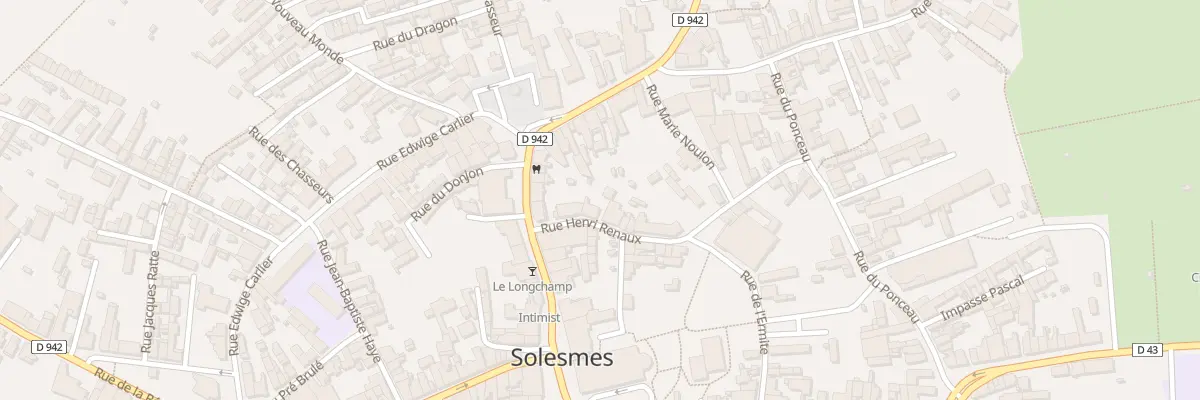 Plan du 3 Rue Henri Renaux à Solesmes