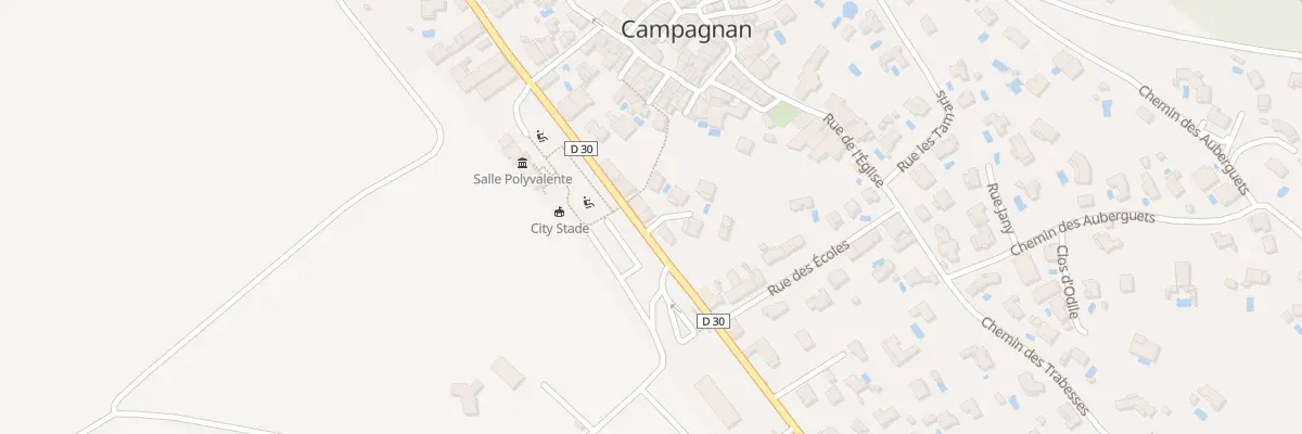 Plan du 512 Av de Saint Pargoire à Campagnan