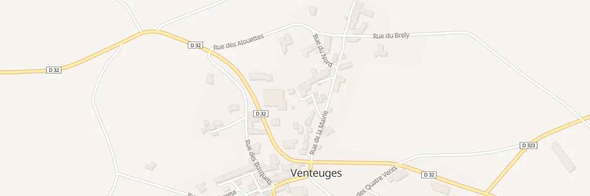Plan du 80 Imp du Castel à Venteuges