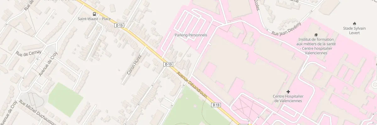 Plan du 122 Av Desandrouins à Valenciennes