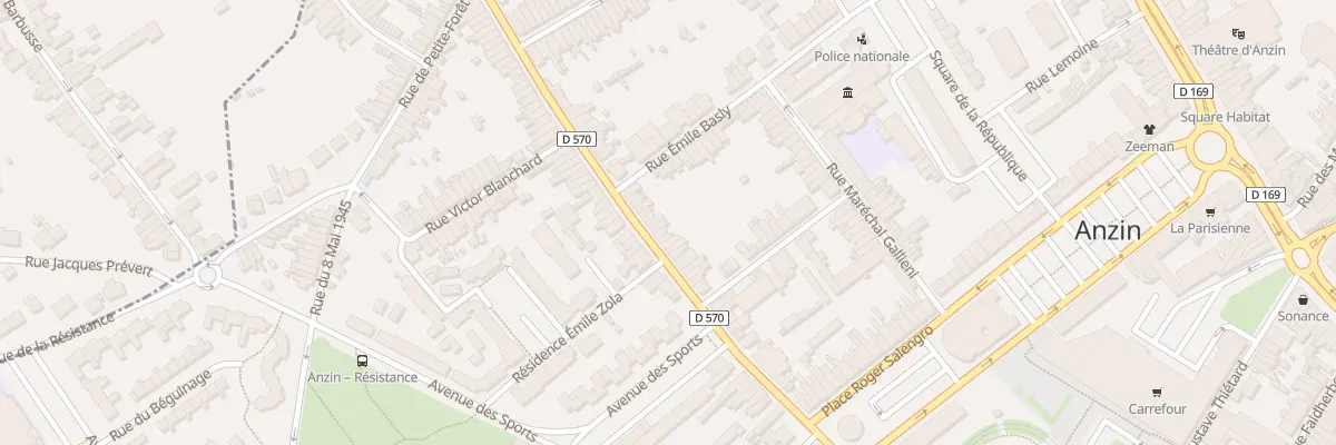 Plan du 47 Rue du Soldat Beaulieu à Anzin