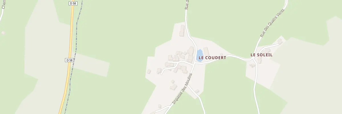 Plan du 5128 Le Coudert à Saint-Flour-l’Étang