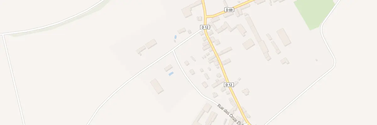 Plan du 1 Rue des Onze Elus à Villers-le-Sec