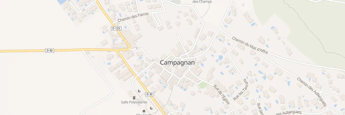 Plan du 7 Rue de l’Ancien Presbytère à Campagnan