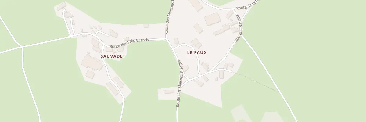 Plan du 5226 Le Faux à Saint-Genès-la-Tourette
