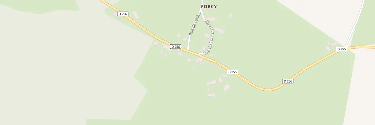 Plan du 13 Forcy à Crux-la-Ville