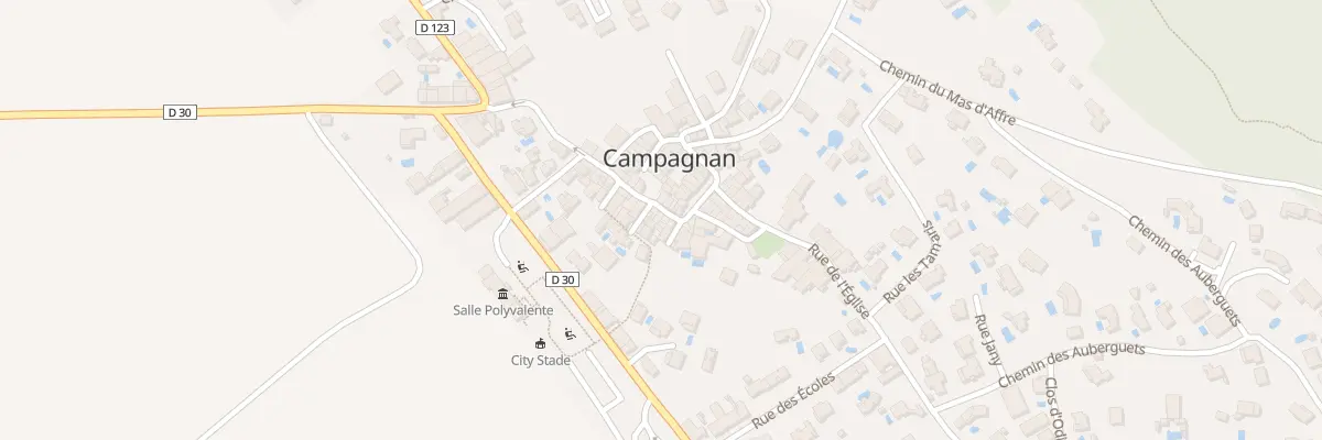 Plan du 5 Rue du Griffe à Campagnan