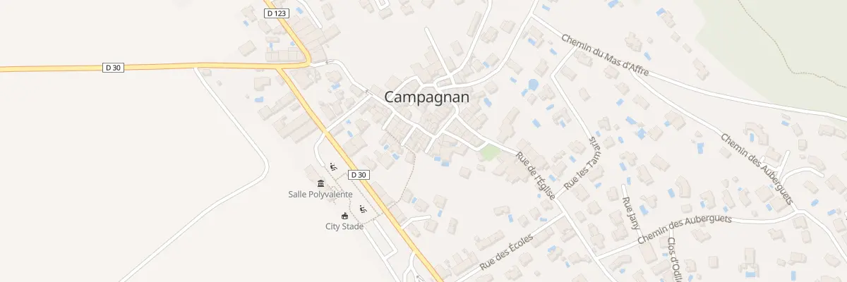 Plan du 3B Rue du Griffe à Campagnan