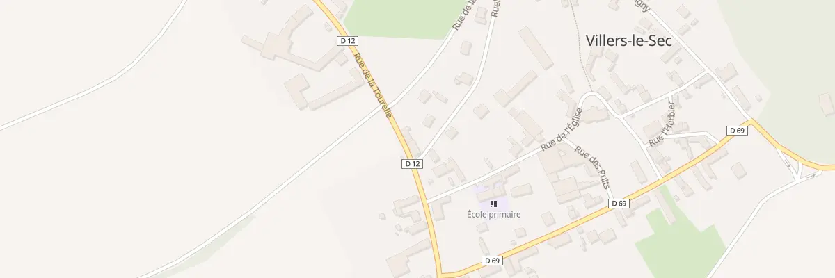 Plan du 4 Rue de la Tourelle à Villers-le-Sec