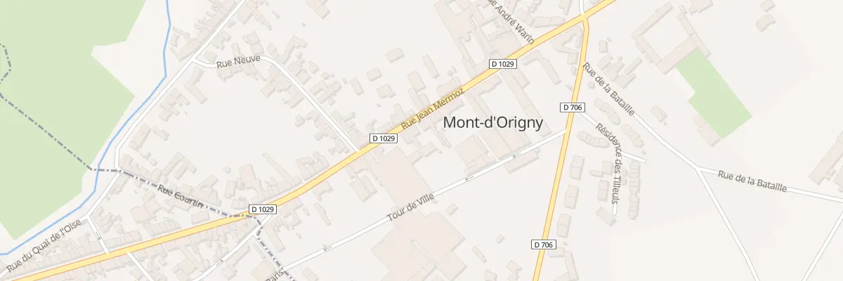 Plan du 30 Rue Jean Mermoz à Mont-d’Origny