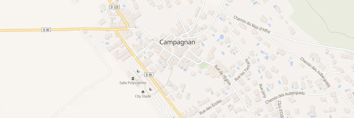 Plan du 3 Rue du Griffe à Campagnan