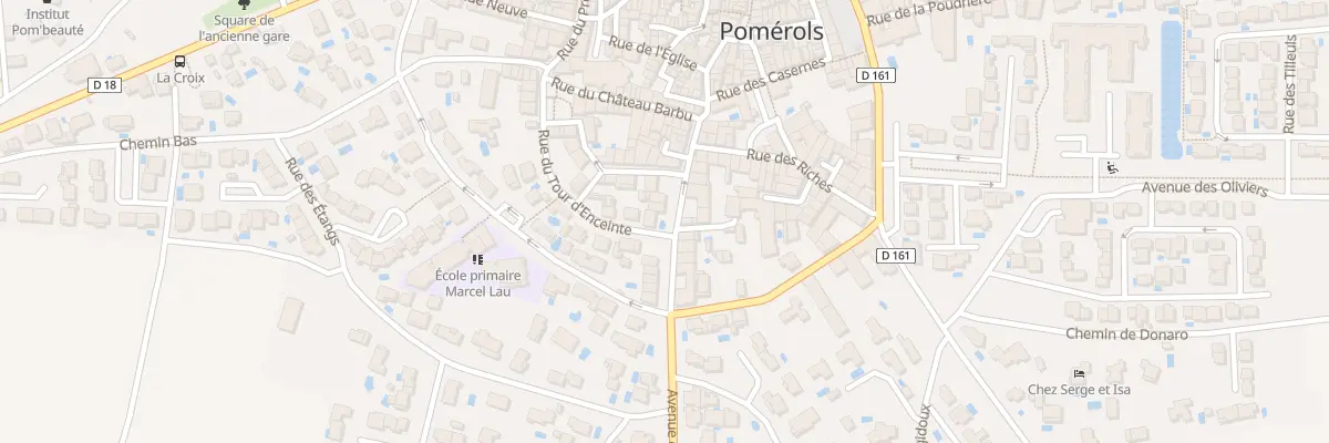 Plan du 16 Av d’Agde à Pomérols