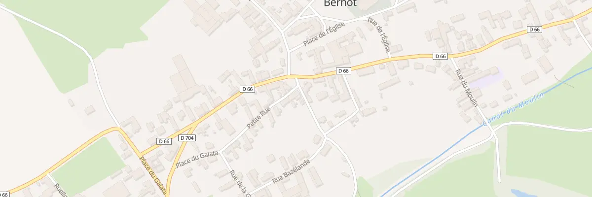 Plan du 1 Ptr Pte Rue à Bernot