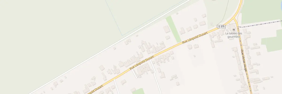 Plan du 1321 Rue Leopold Dussart à Raismes