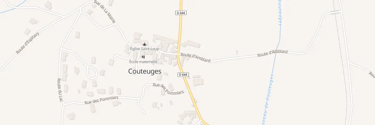 Plan du 5024 Le Bourg à Couteuges