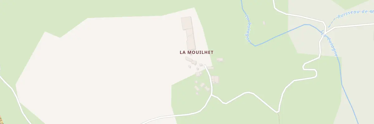 Plan du 5160 Le Mouilhet à Monts-de-Randon