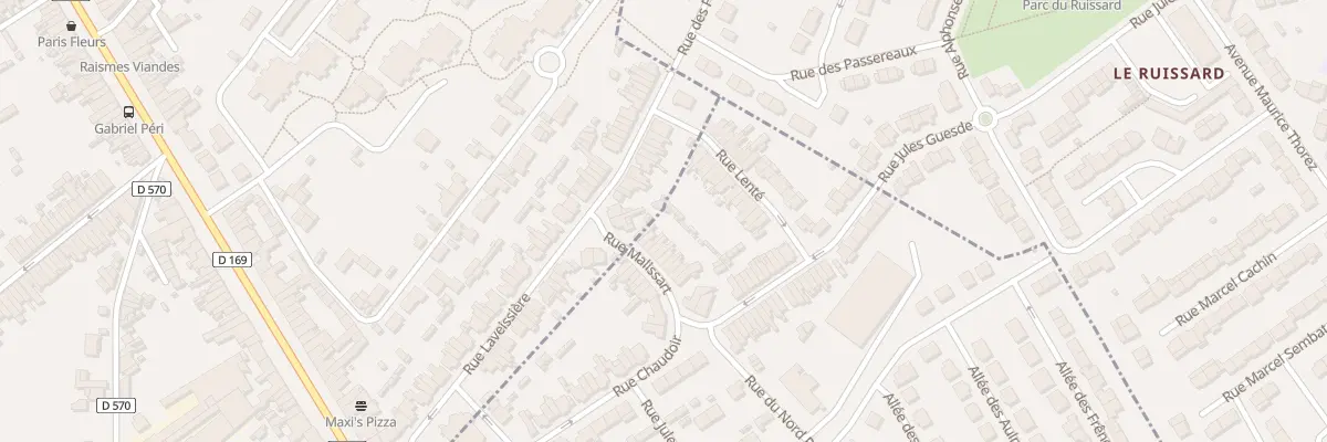Plan du 8 Rue Malissart à Anzin