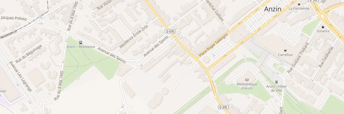 Plan du 26 Rue du Soldat Beaulieu à Anzin