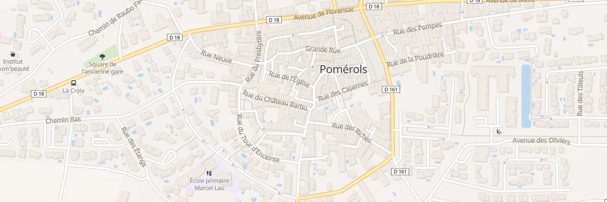 Plan du 4 Rue du Château Barbu à Pomérols