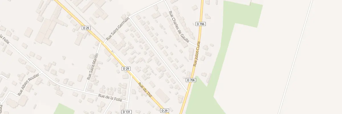Plan du 25 Rue Paul Doumer à Origny-Sainte-Benoite