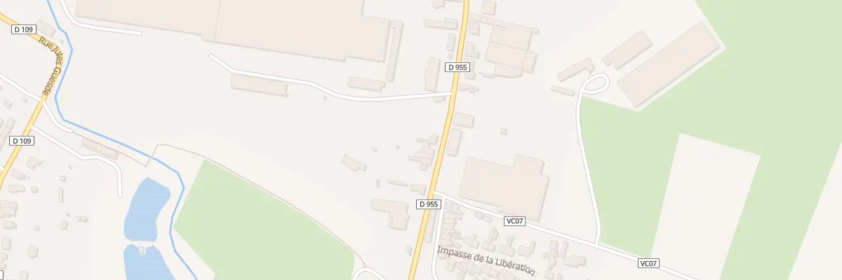 Plan du 72 Rue de l’Abbaye à Solesmes