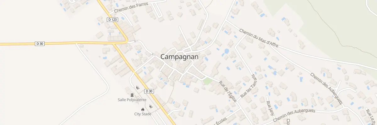 Plan du 6 Pl du Jeu de Ballon à Campagnan