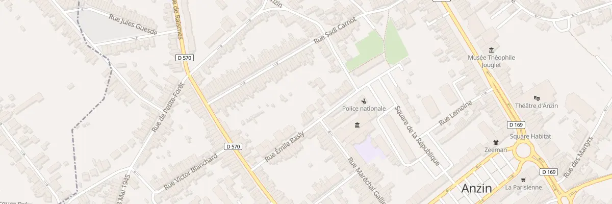 Plan du 26A Rue Emile Basly à Anzin