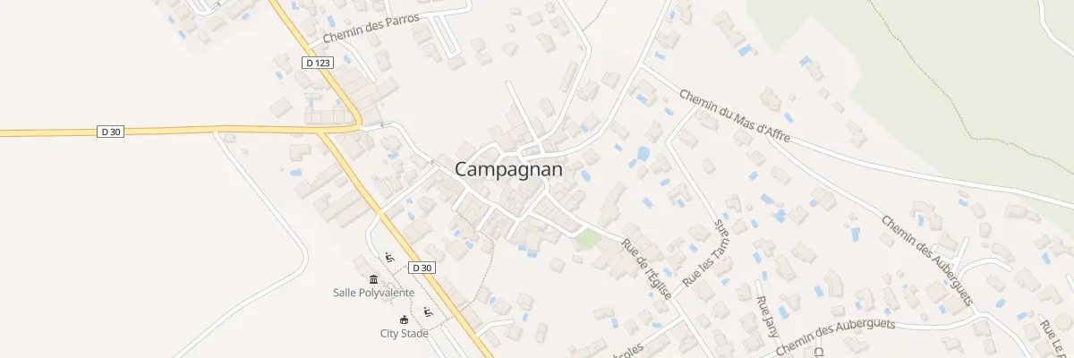 Plan du 1 Rue Romains à Campagnan