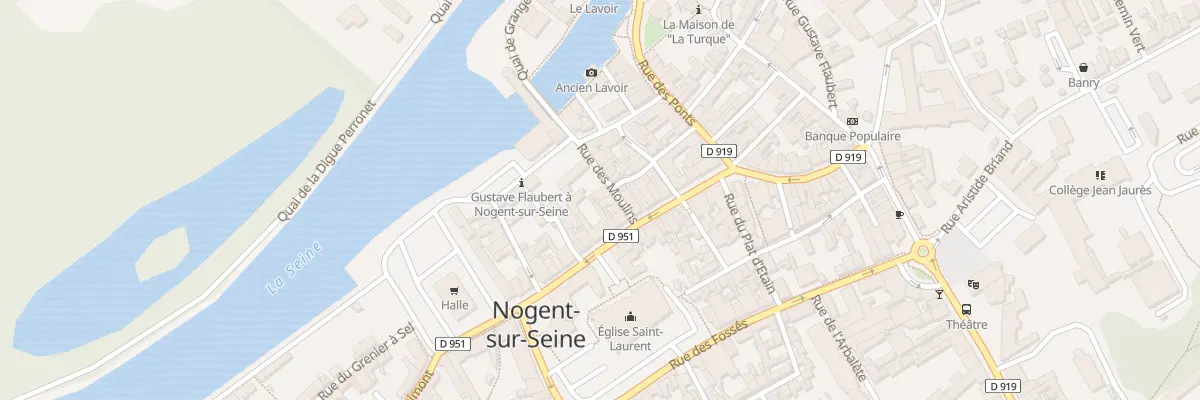 Plan du 10 Rue des Moulins à Nogent-sur-Seine