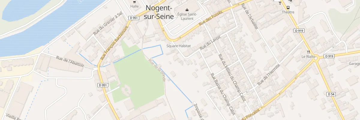 Plan du 21B Rue du Lavoir à Nogent-sur-Seine