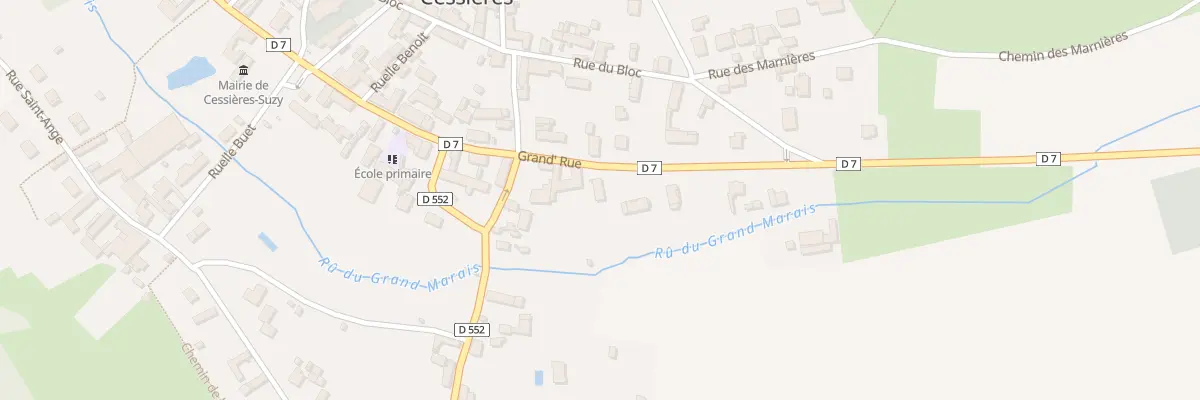 Plan du 12 Gr Grand Rue à Cessières-Suzy